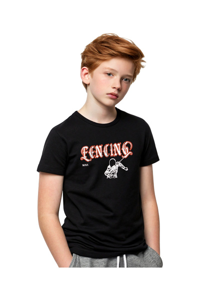 Klotho MAIA Boy's Fencing Kabaran Printed T-Shirt