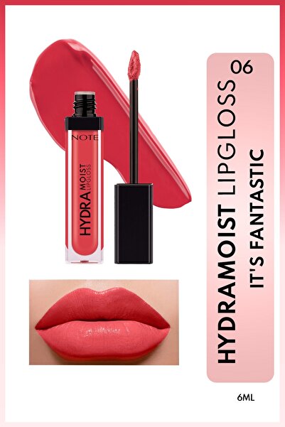 NOTE Hydramoist Lipgloss Nemlendirici Dudak Parlatıcısı - 06 It's Fantastic - Pembe