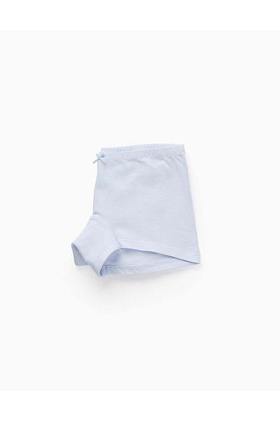Ziddy Pack of 4 Plain/Printed Boxer Shorts for Girls 'Cherries', Multicolour