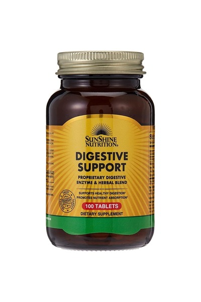 Sunshine Nutrition دعم التغذية الهضمية، يعزز امتصاص العناصر الغذائية - 100 قرص
