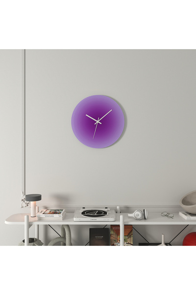 KEIN Modern Tasarım Neon Renkli Duvar Saati 30cm