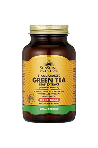 Sunshine Nutrition Nutrition Green Tea Leaf Extract 320 Mg - 100 Capsules