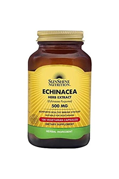 Sunshine Nutrition Nutrition Echinacea Herb Extract, 500 Mg - 100 Capsules