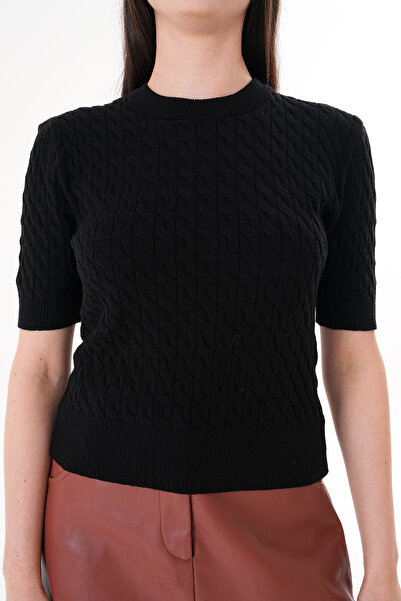 GND okrugla kragna Majica od mekog teksturiranog pletiva