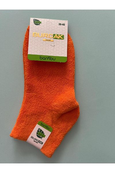 BURÇAK Women's Bamboo - Towel Socks Set of 3 - Mixed Color