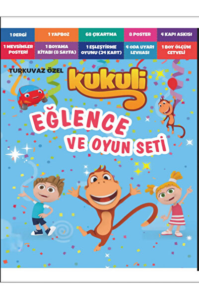 Turkuvaz Dergi KUKULİ EĞLENCE VE OYUN SETİ