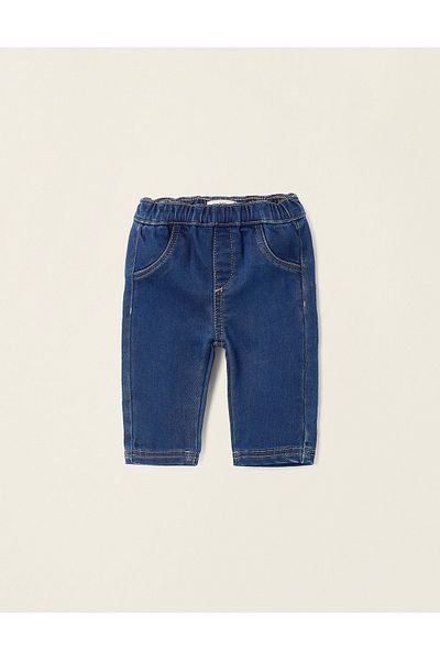 Ziddy Denim Trousers for Newborns, Blue