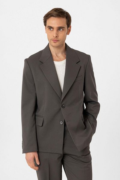 Antioch Khaki Relax Fit Men's Blazer Jacket