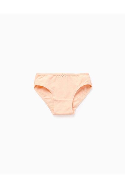 Ziddy Pack of 5 Plain Briefs for Girls, Multicolour