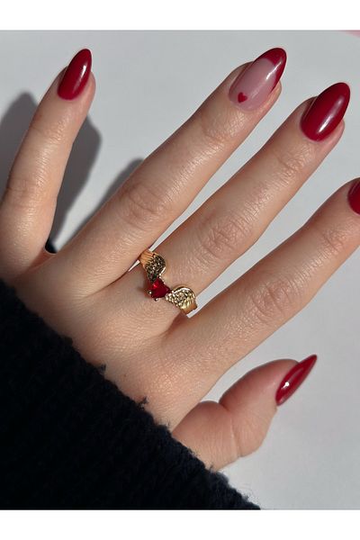 Reorah Collection Vintage Angel Heart Ring-Vintage Angel Wing Ring