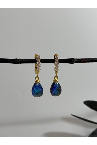 DURAN TAKI TASARIM Opal Gümüş Küpe