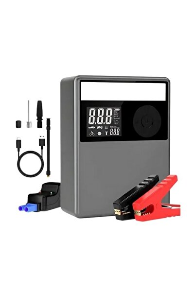 Motorobit AGA-APJS03 12000mAh Akü Takviye Cihazı + Lastik Şişirme Kompresörlü...