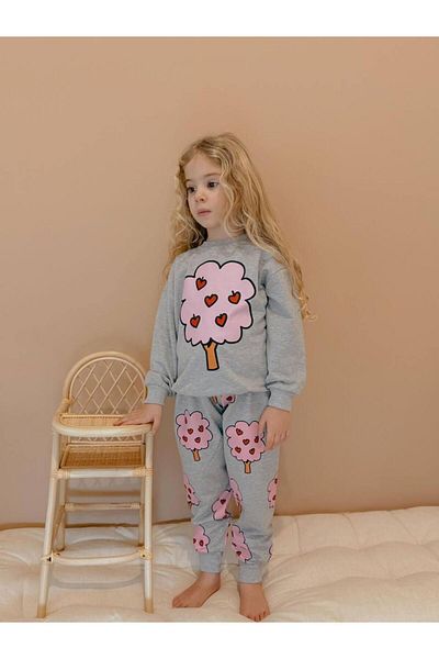 RAPAPA Girl's 2 Thread Bottom Top Tracksuit Suit 1660