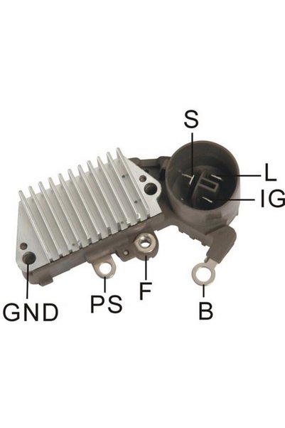 Mobiletron 12V ALTERNATÖR KONJEKTÖR YUVARLAK SOKET (3 FİŞ) (S-L-IG) HONDA-TOYOTA