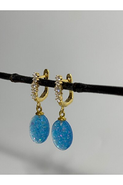 DURAN TAKI TASARIM Opal Gümüş Küpe