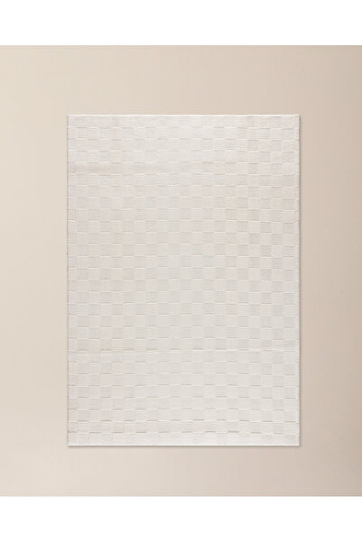 Madame Coco Soie Rölyef Halı - Ekru - 160x230 cm