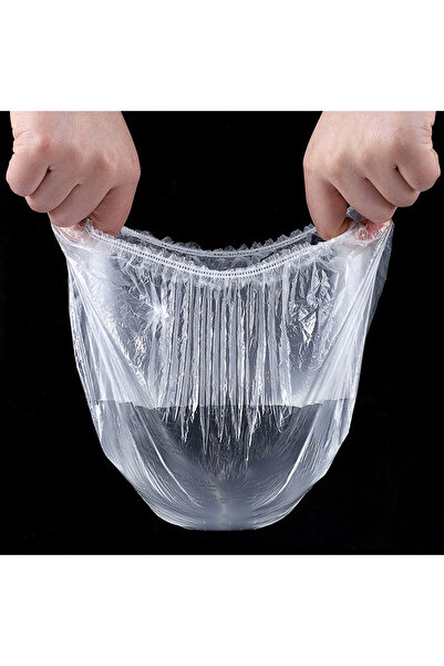 EGA 100 Adet Lastikli Tazeliği Koruyan Tencere Ve Tabak Bonesi Esnek Strech Kapak