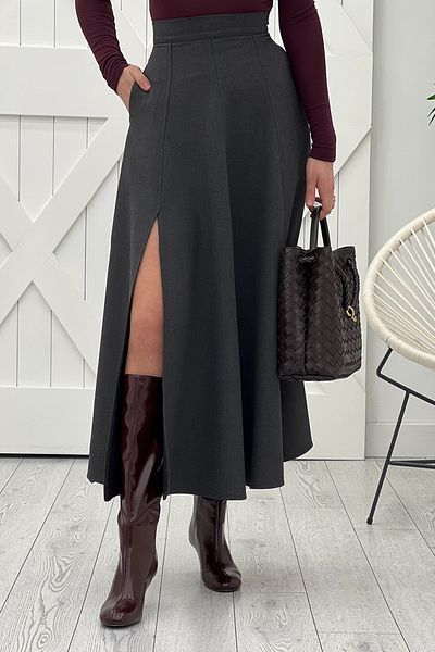 Act Pepicino Kids&Boutique Anthracite Slit Skirt 05175