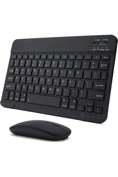 COOYA Bluetooth Keyboard and Mouse Combo,weight 180g,25 x 15 x 0.6 cm,Suitable for iPad iPhone
