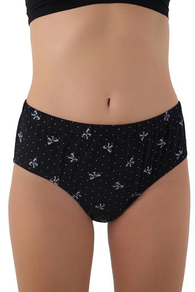 CENNETOĞLU Chiloți cu talie înaltă din bumbac 100% cu model cu fundă – Eleganță și naturalitate!