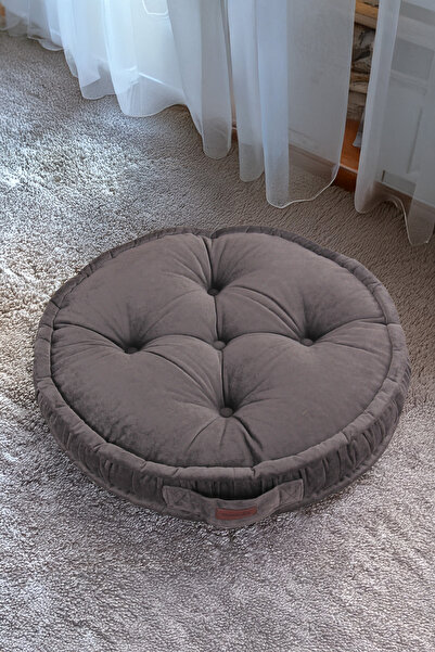 Homedius Asia Çok Amaçlı Yuvarlak Minder - Antrasit