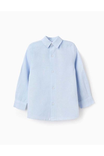 Ziddy Shirt with Tabs for Baby Boys, Blue
