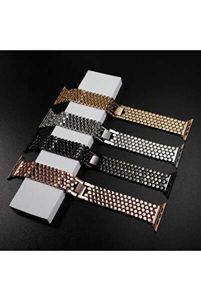 Genel Markalar Apple Watch 42-44mm Krd16 Metal Kordon