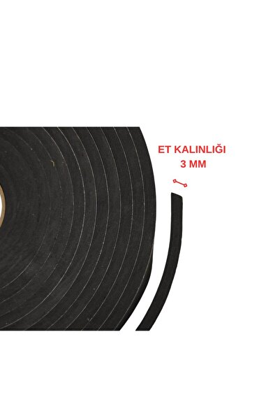 Demiriz 3 x 10 Mm (20 Metre) Yapışkanlı Eva Sünger Şerit