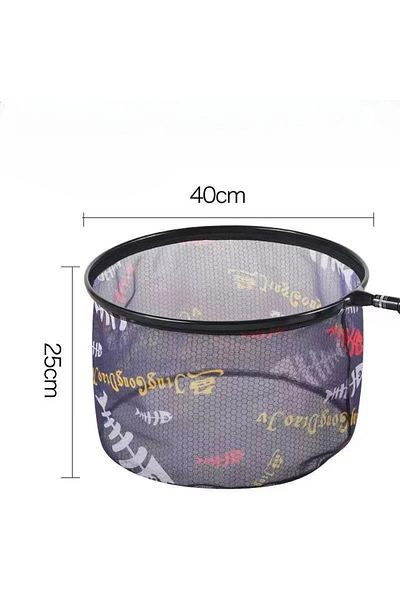 Choice 40CM 1 PCS Fishing Net Head Anti-hook Outdoor Hand Net Ultra Light Aluminium Alloy Solid Deepening N