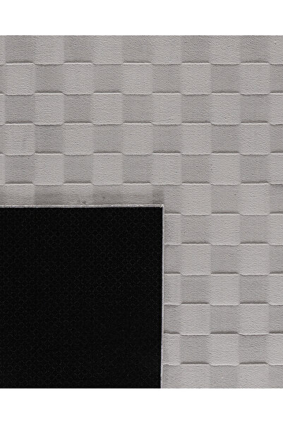 Madame Coco Soie Rölyef Halı - Gri - 200x290 cm