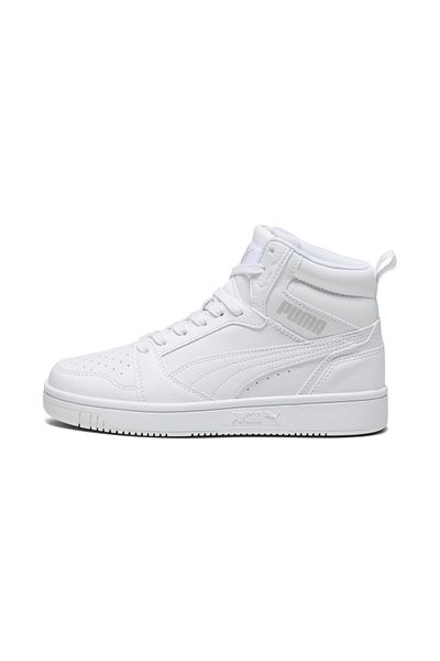 Puma Rebound V6 Mid Jr - Unisex Λευκό Sneaker