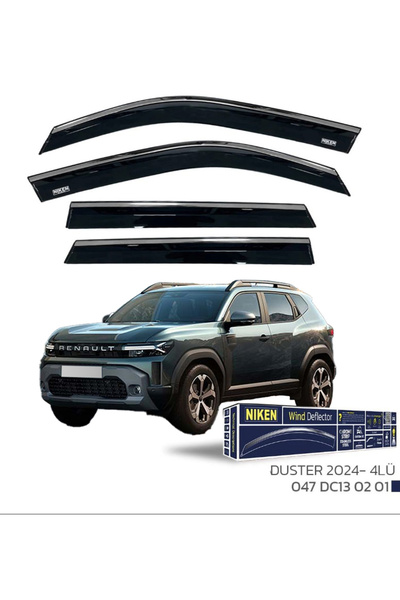 Niken Renault Duster 2024 ve Sonrası Kromlu Cam Rüzgarlığı