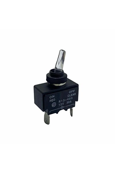 ylz Çıt-çıt Anahtar Sarı Işıklı (4 FİŞ) (12V 30 A) (ON-OFF)