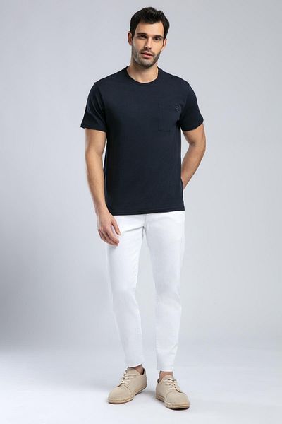 Lee Cooper Ανδρικό μπλουζάκι με λαιμόκοψη Vincent Navy Blue