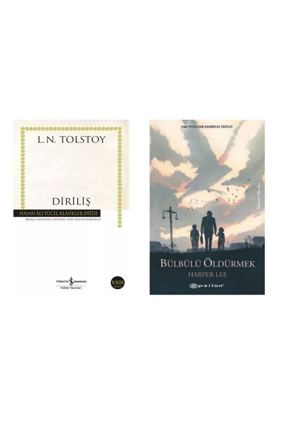 TÜRKİYE İŞ BANKASI KÜLTÜR YAYINLARI Diriliş - Lev Nikolayeviç Tolstoy - Bülbü...