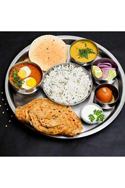 RAJ STAINLESS STEEL DINNERWARE BOWL, 9.5 CM, SV0006,Curry Bowl, Salad Bowl, Side Bowl, Dessert Bowl