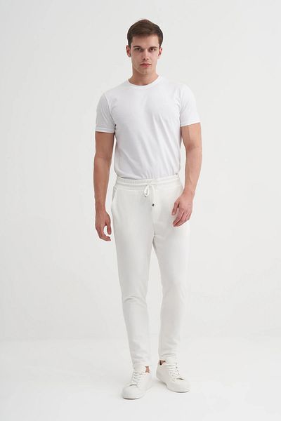 Cazador Спортни панталони Slim Fit с дебели елементи от пике