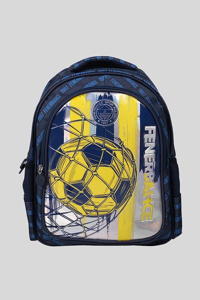 Fenerbahçe Children's Printed Licensed Multi-Compartment Zippered School Backpack