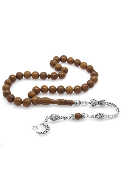 Tesbihane Erkek Bej Kararmaz Metal Püsküllü Küre Kesim Kuka Tesbih 101002107