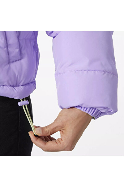 Helly Hansen Yu 23 Reversible Puffer Kadın Mor Dik Yaka Mont