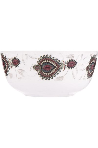 AKDC DJ M/MINE BOWL 9CMX9CMX4CM white and brown