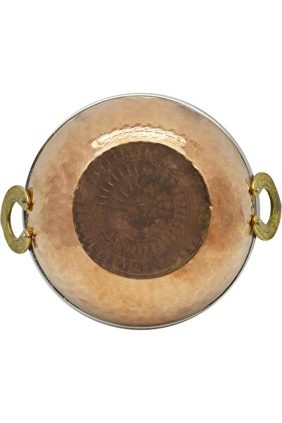 RAJ COPPER KADAI SERVING BOWL, 17.5 CM , COPPER, TCK003, Curry Bowl , Salad Bowl , Side Bow