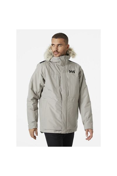 Helly Hansen Parka Coastal 3.0 Men's Gray Hooded Coat