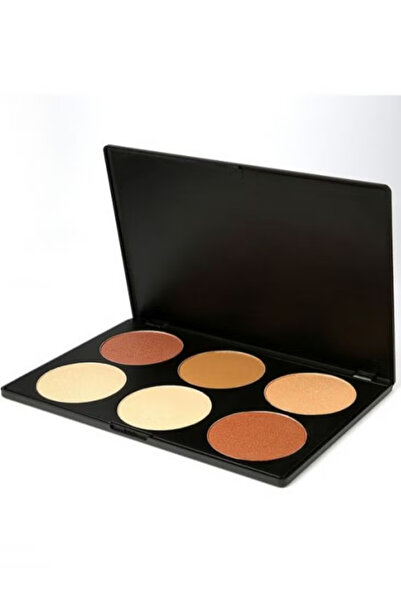 Kara Beauty لوحة ظلال العيون المضيئة HL05 متعددة الألوان 6 ألوان 81 جم