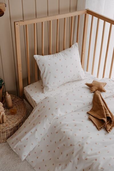 TBA COLLECTION Baby Size Duvet Cover (100X150) and Elastic Sheet Set |   Simp...