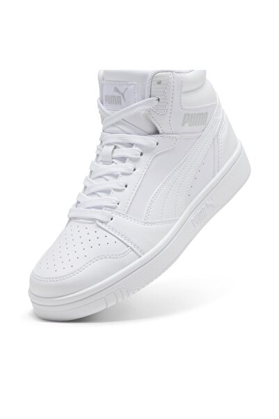 Puma Rebound V6 Mid Jr Unisex Beyaz Sneaker