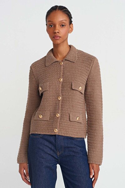 İKLİM LİFE Süs Cepli Hırka