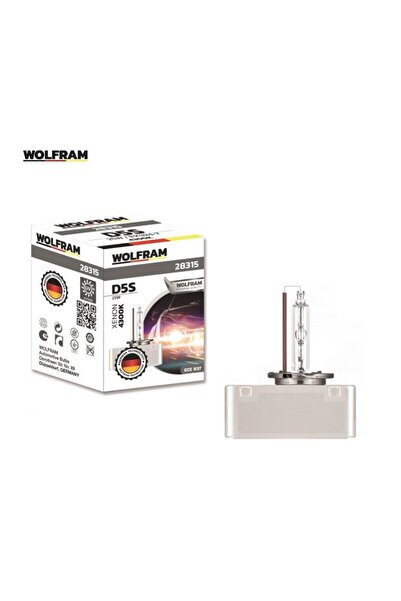 WOLFRAM 12V-85V XENON AMPUL D5S 25W 4300K GERMANY
