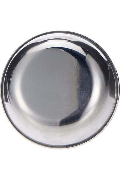RAJ MV0004 Stainless Steel Bowl – 7cm Wide, 3cm High, Silver, for Curry, Salad, Dessert & Sides