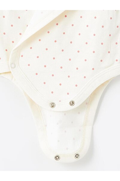 LC Waikiki Crew Neck Long Sleeve Baby Girl Snap Body and Leggings 2-Piece Set (W4)